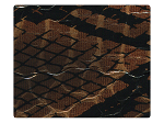 244 Dark Brown Snake Patent PU